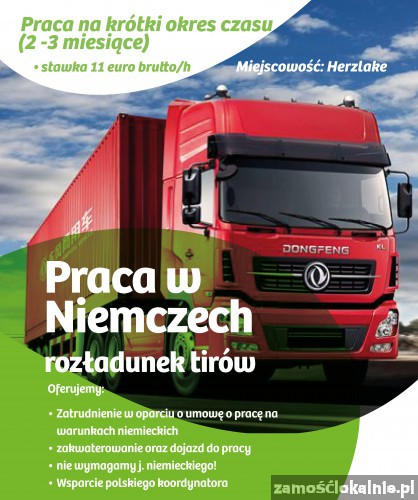 Pracownik (k/m) magazynu - Zwrot kosztów dojazdu do Niemiec