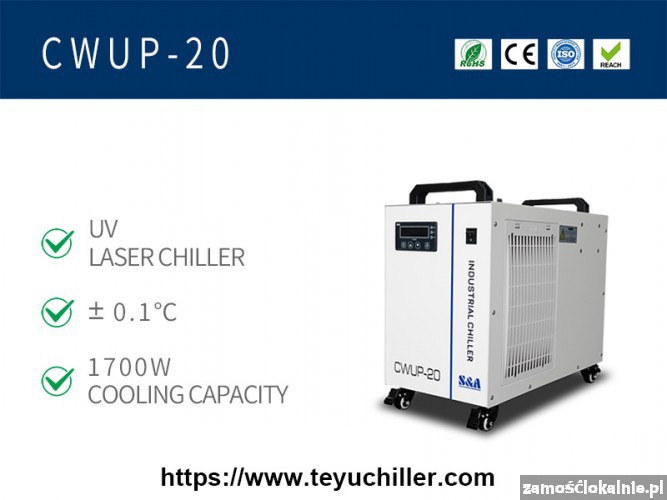 Ultraszybki laserowy agregat wody lodowej CWUP-20