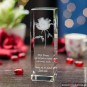 Róża 3D Kwiat Miłości z Twoją dedykacją Prezent dla Niej