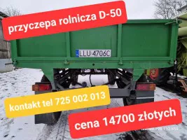 PRZYCZEPA Rolnicza Autosan D50 Sanok D-50 Międzyrzec Sprawna Opłacona