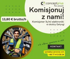 Komisjoner Pracownik magazynu (k/m)  Elektronika