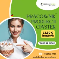 Pracownik produkcji (k/m) bez języka niemieckiego - okolice Lipska!