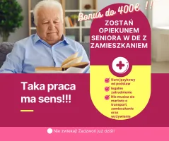 Pracuj jako Opiekun Seniora