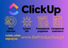 ClickUp cyfryzacja procesów ClickUp CRM/ERP