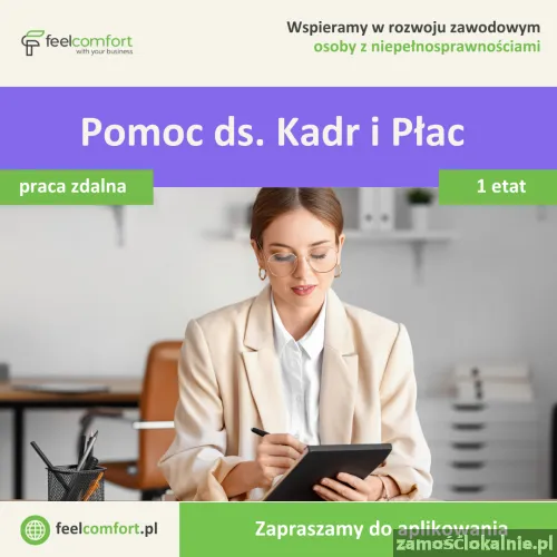 Pomoc ds. Kadr i Płac - praca zdalna